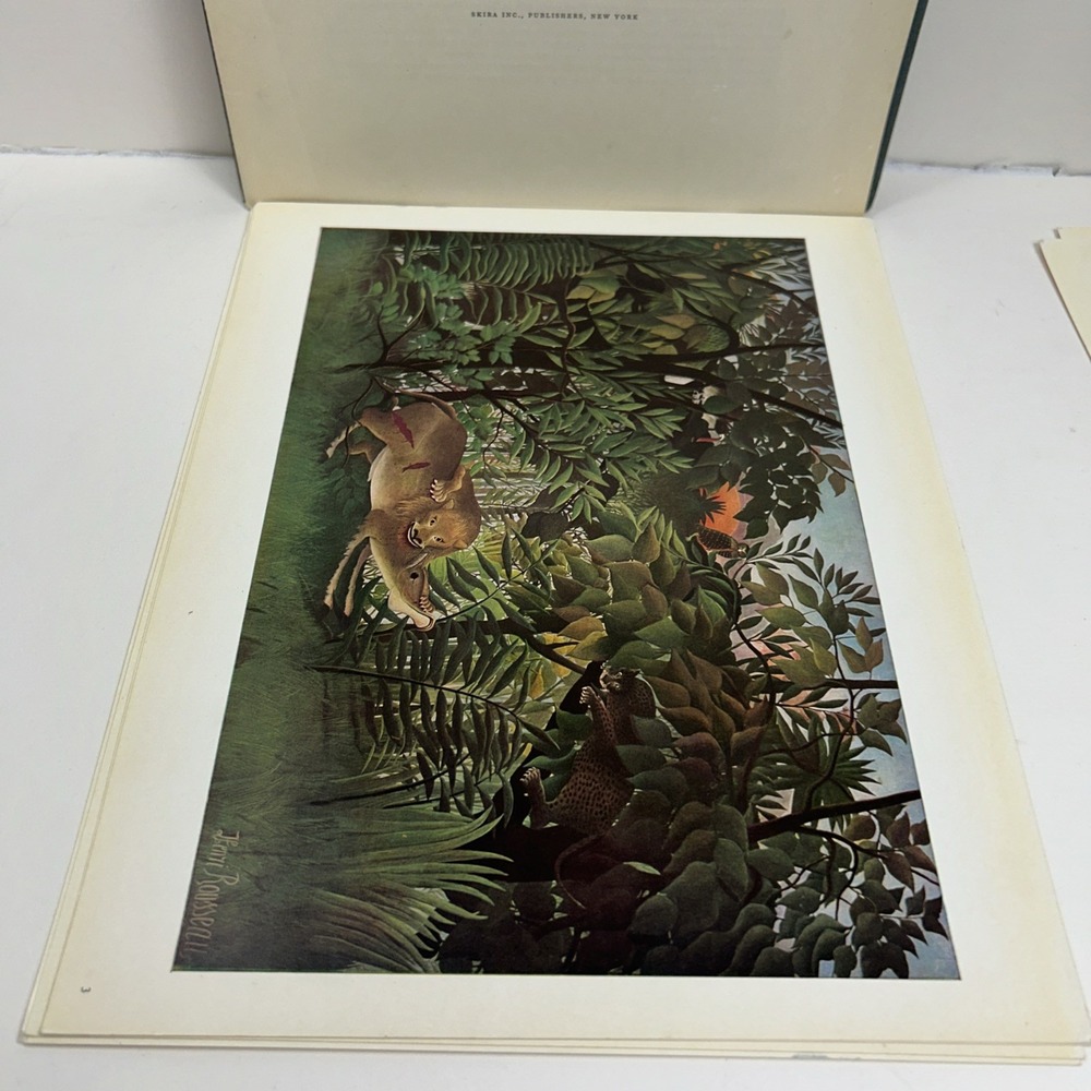 Henri Rousseau Skira Color Prints Colorplate Art Set Of 6 Printed In Switzerland - Picture 11 of 14